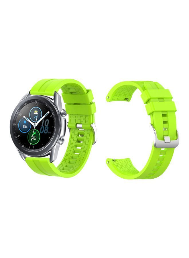 NIBEMINENT Replacement Band For Samsung Galaxy Watch 3 45mm Neon Green - Image 2