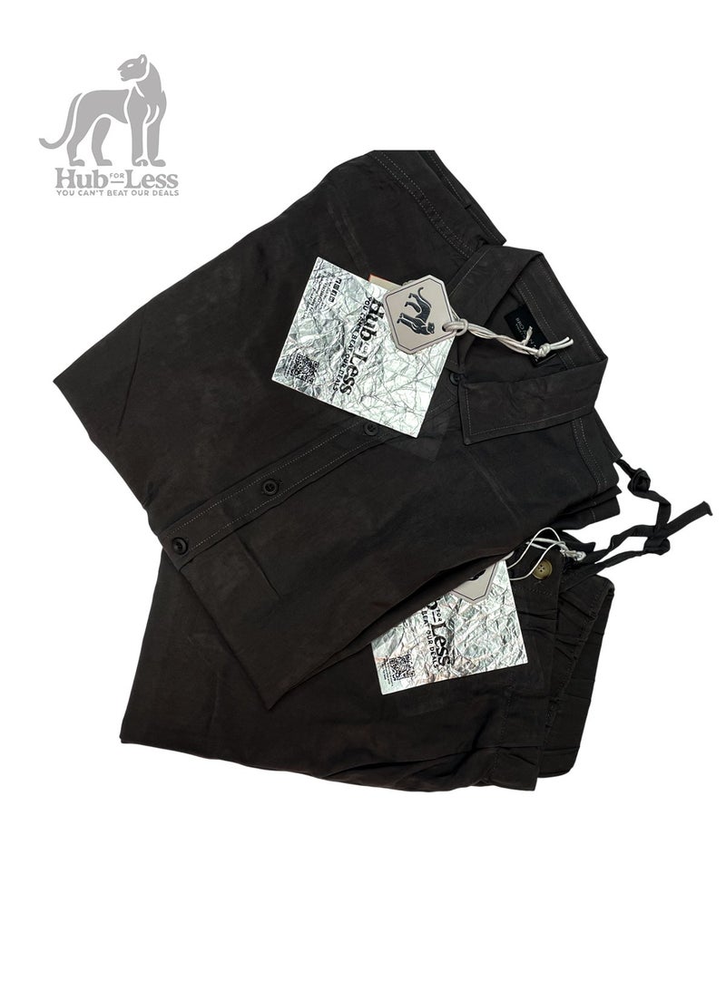 Men’s Long Sleeve Shirt & Pants Set – Effortless Style, Ultimate Comfort