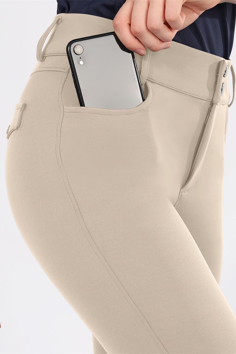 عام الفروسية السراويل الركبة سيليكون ركوب الخيل طماق النساء - Image 4