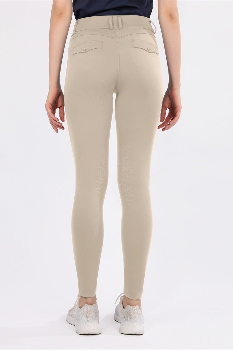 عام الفروسية السراويل الركبة سيليكون ركوب الخيل طماق النساء - Image 2