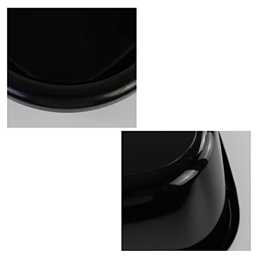 Qskely 3-PACK 16 Quart Plastic Wash Basin/Dish Pan Tub, Black - Image 3
