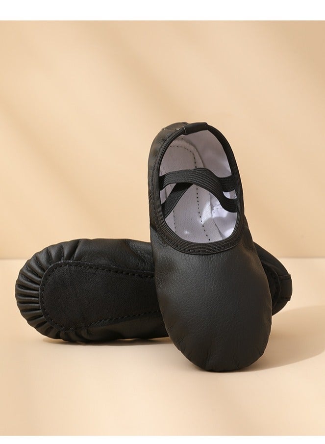 Loquat Dance Shoes Women Soft Sole Ballet Dance Yoga Special Shoes Black 