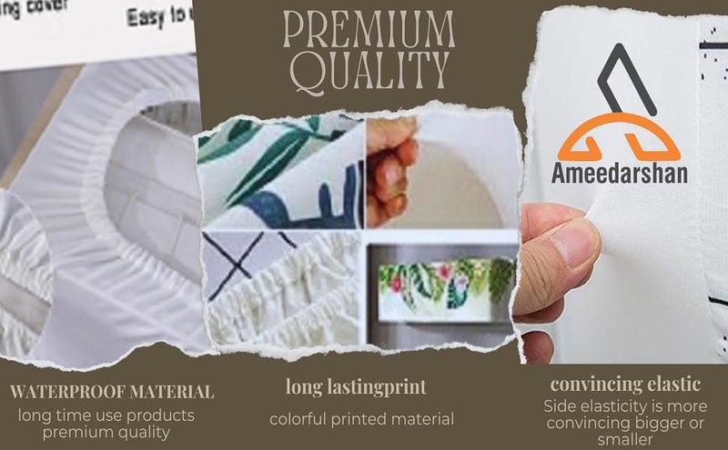 Ameedarshan moonlight Printed Air Conditioning Dust Cover Folding Designer Ac Cover for Indoor Split Ac (97 x 31 x 21), Polyester - Image 5