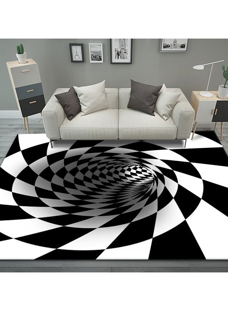 Loquat Squality 3D Visual Polyester Fiber Modern Minimalist Carpet - Image 1