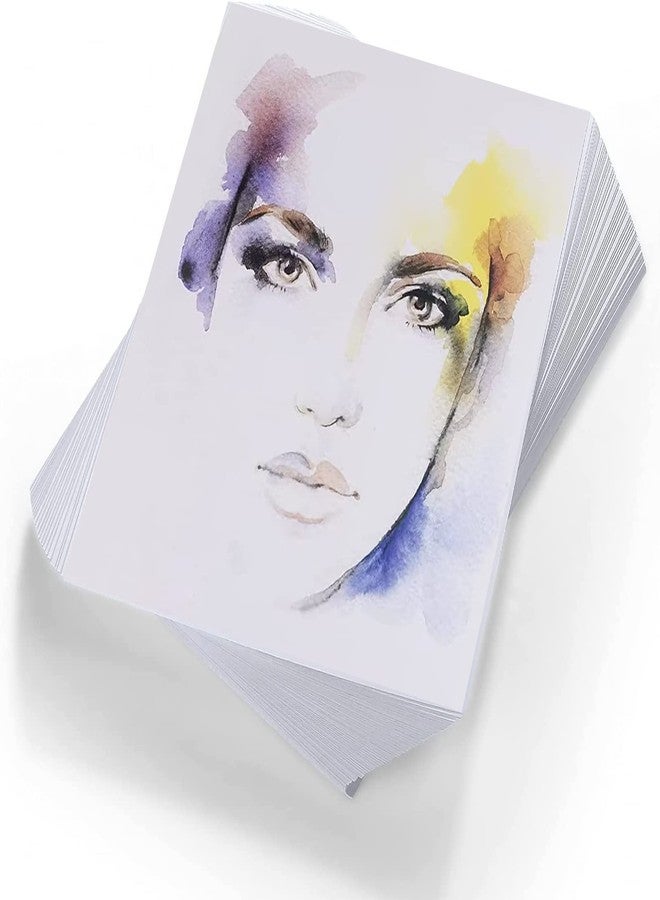 Bonmiy Watercolor Paper Bulk, 8.5x11 inches, 25 Sheets (180gsm) Artist Paper - Watercolors, Mixed Media, Drawing and Art Journaling - Image 1