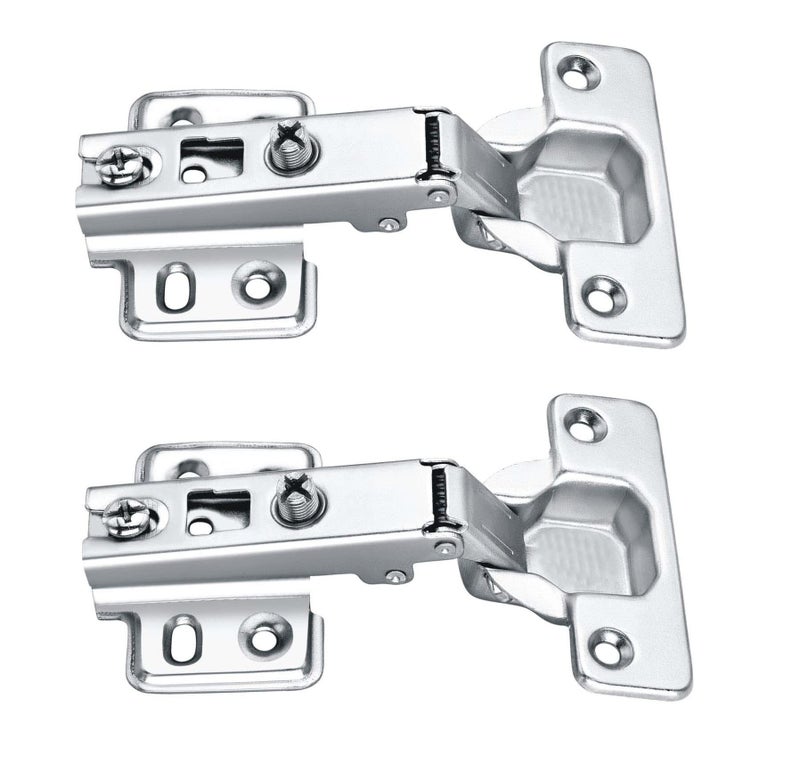 Redwud Steel Auto Concealed Hinges, 0 Degree- Full Overlay [2 Pair] Pack of 1 - Image 1