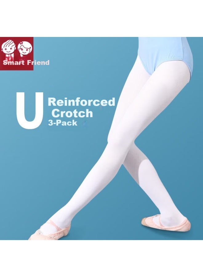 Zhiyouban Children's Dance Tights Girls Spring And Autumn Thin Pantyhose Summer Practice Ballet White Stockings Leggings