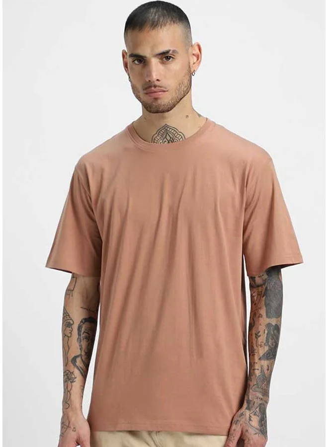 فيردو تيشيرت فيردو قطن خالص بقصة واسعة وأكمام قصيرة للرجال