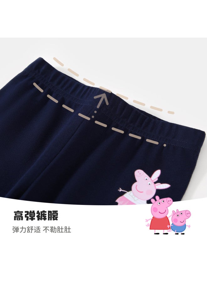 peppa Pig Spring Girls' Soft & Comfortable Stretchy Leggings For Toddlers - Image 4