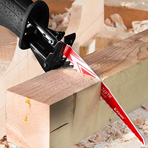 EZARC Carbide Reciprocating Saw Blade R943HM Endurance for Hard Wood 9-Inch 3TPI, 3-Pack - Image 5