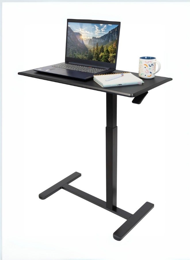 Maria Overbed Bedside Table Adjustable Height Side Table - Multipurpose Laptop Desk with Ergonomic Design for Home or Office (80x40x90 cm) - Image 1