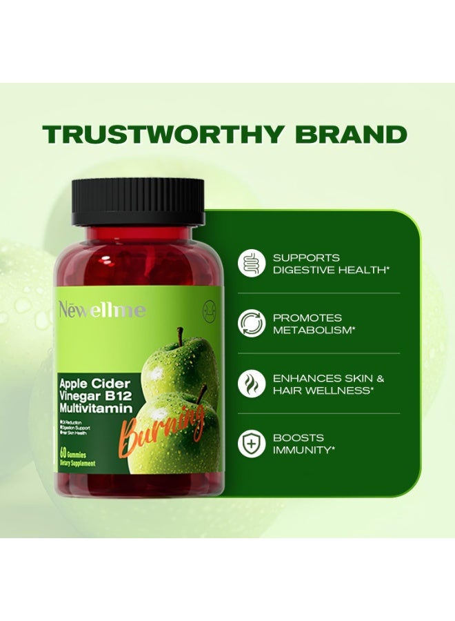 NEWELLME APPLE CIDER VINEGR APLE FLAVOUR 60GUMM - Image 2