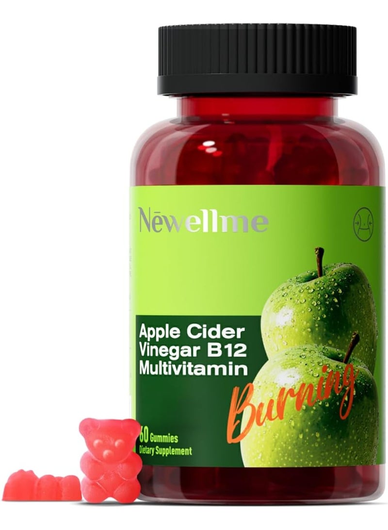 NEWELLME APPLE CIDER VINEGR APLE FLAVOUR 60GUMM - Image 1