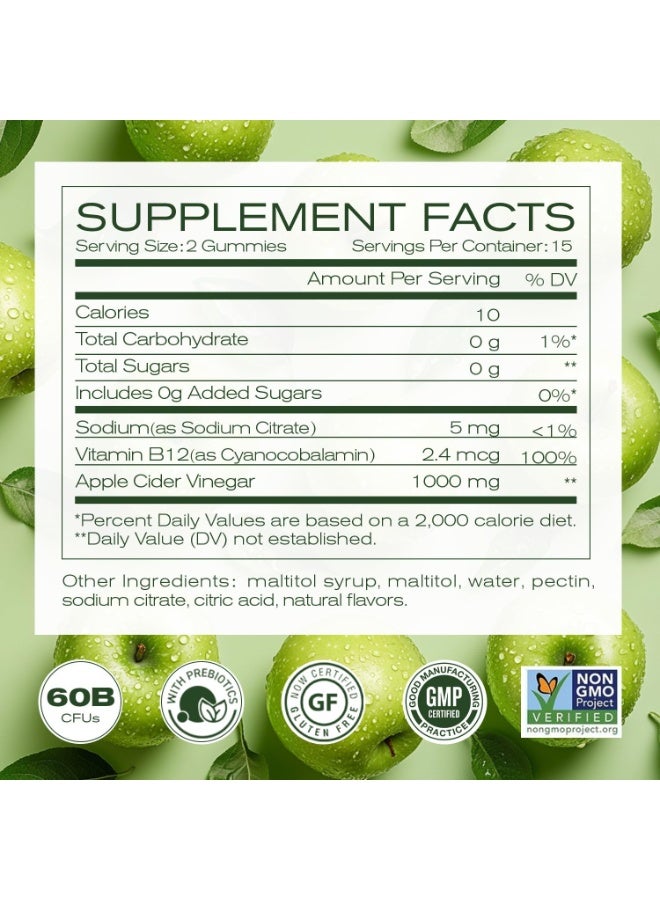 NEWELLME APPLE CIDER VINEGR APLE FLAVOUR 60GUMM - Image 4