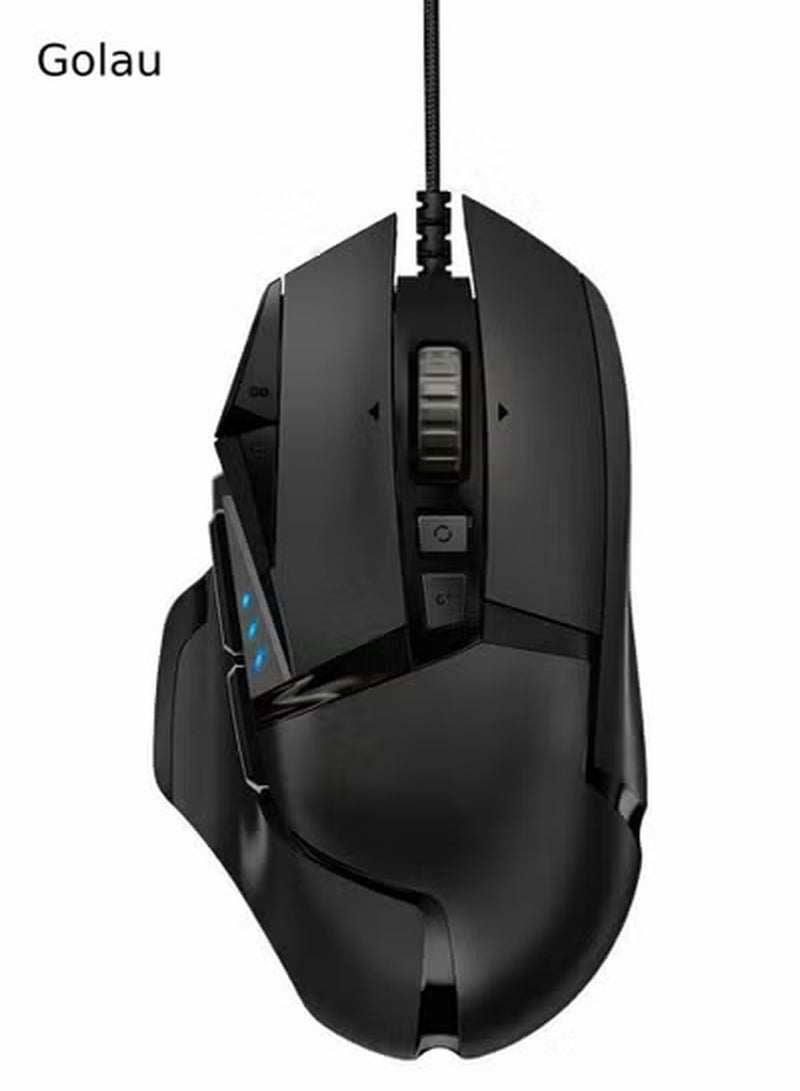 G502 Hero High Performance Wired Gaming Mouse, Hero 25K Sensor, 25,600 Dpi, Rgb, Adjustable Weights, 11 Programmable Buttons, On-Board Memory, Pc/Mac - Black