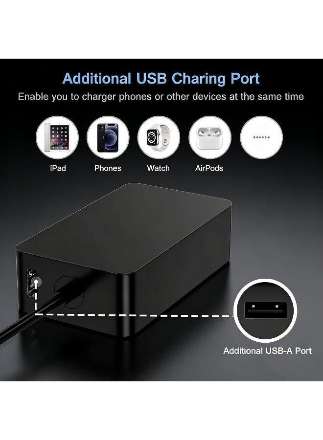 Zexen 65W Surface Pro Charger Compatible with Microsoft Surface Pro 11 10 9 Fit for Surface Pro 8 7 7+ 6 5 4 3 X, Surface Book 3 2 1, Surface Laptop 5 4 3 2 1, Surface Go Tablet, Support 44W 36W Laptop - Image 4