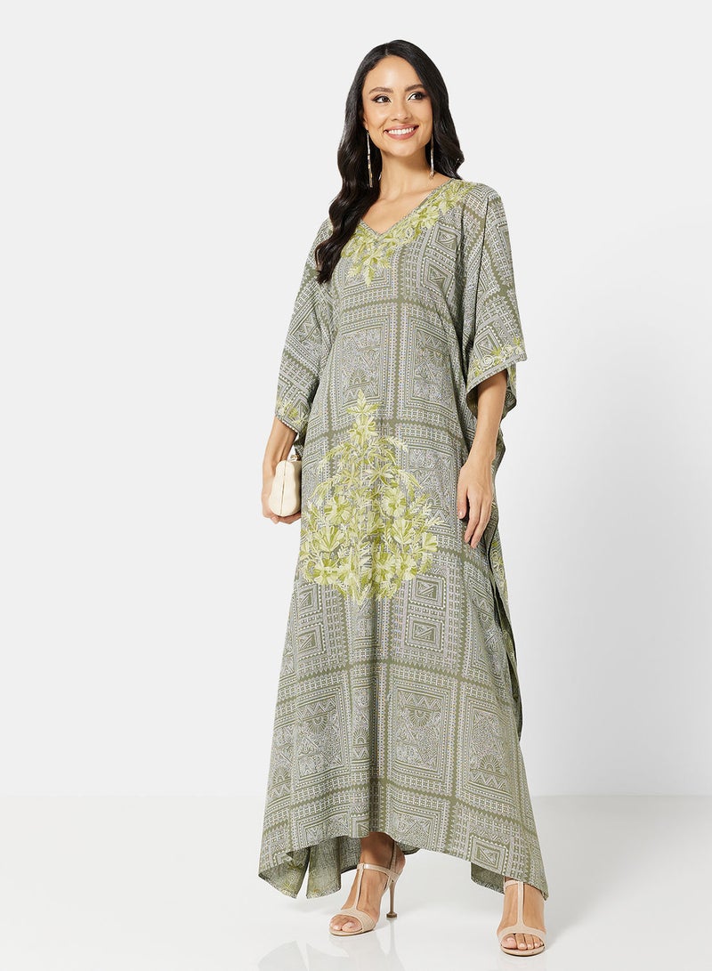 ARABIAN CLOSET EMBROIDERED KAFTAN - Image 3