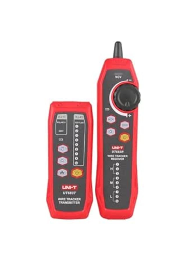 Trend Cable and network tester UT683KIT Lan Tester Network Wire Tracer Cable Tracker RJ45 RJ11 Telephone Line Finder Repairing Networking Tool(UT683KIT) -