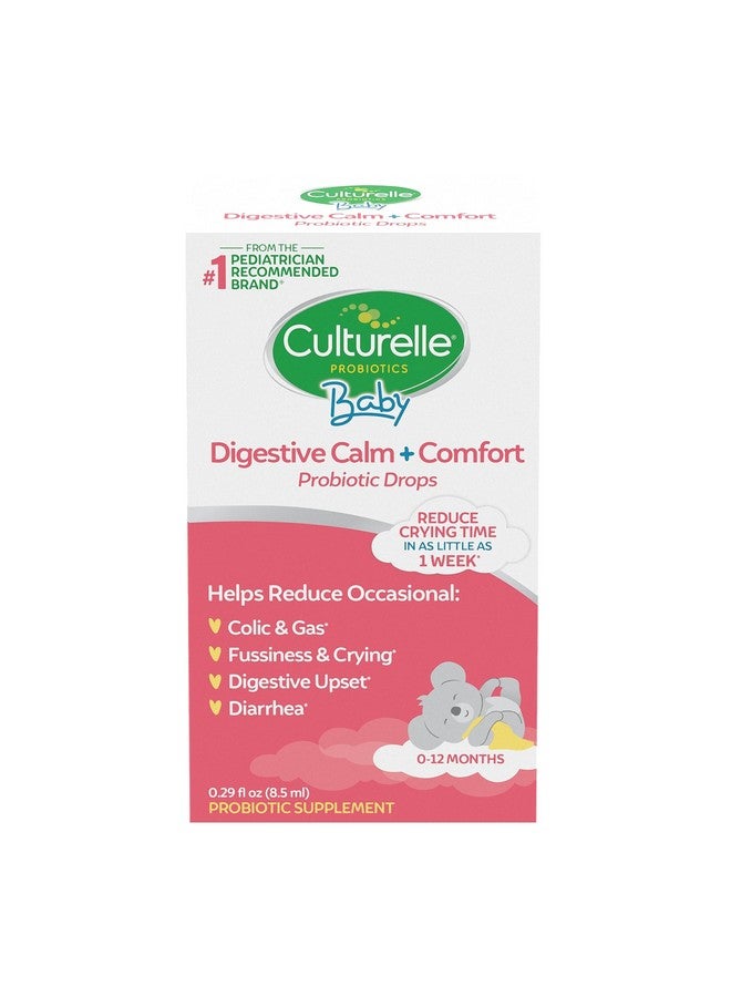 Culturelle Culturelle Baby Digestive Calm & Comfort Probiotic (Age 0-12 Mos) 8.5Ml, Helps Periodic Colic, Gas, Fussiness, Crying & Digestive Upset In Infants & Newborns, Vegan Non-Gmo Gluten-Free, 1 Mos. Supply  - Image 1