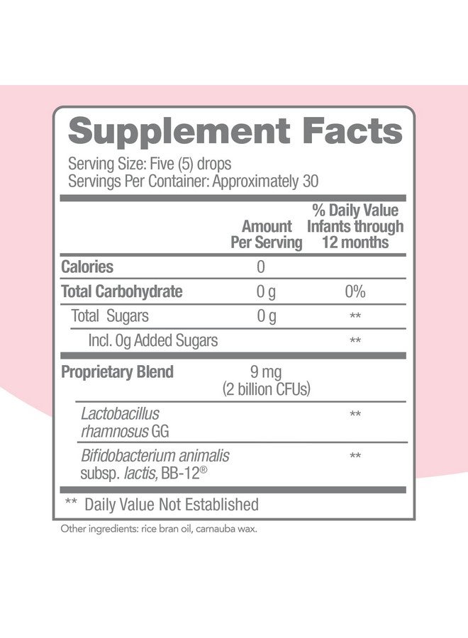 Culturelle Culturelle Baby Digestive Calm & Comfort Probiotic (Age 0-12 Mos) 8.5Ml, Helps Periodic Colic, Gas, Fussiness, Crying & Digestive Upset In Infants & Newborns, Vegan Non-Gmo Gluten-Free, 1 Mos. Supply  - Image 2