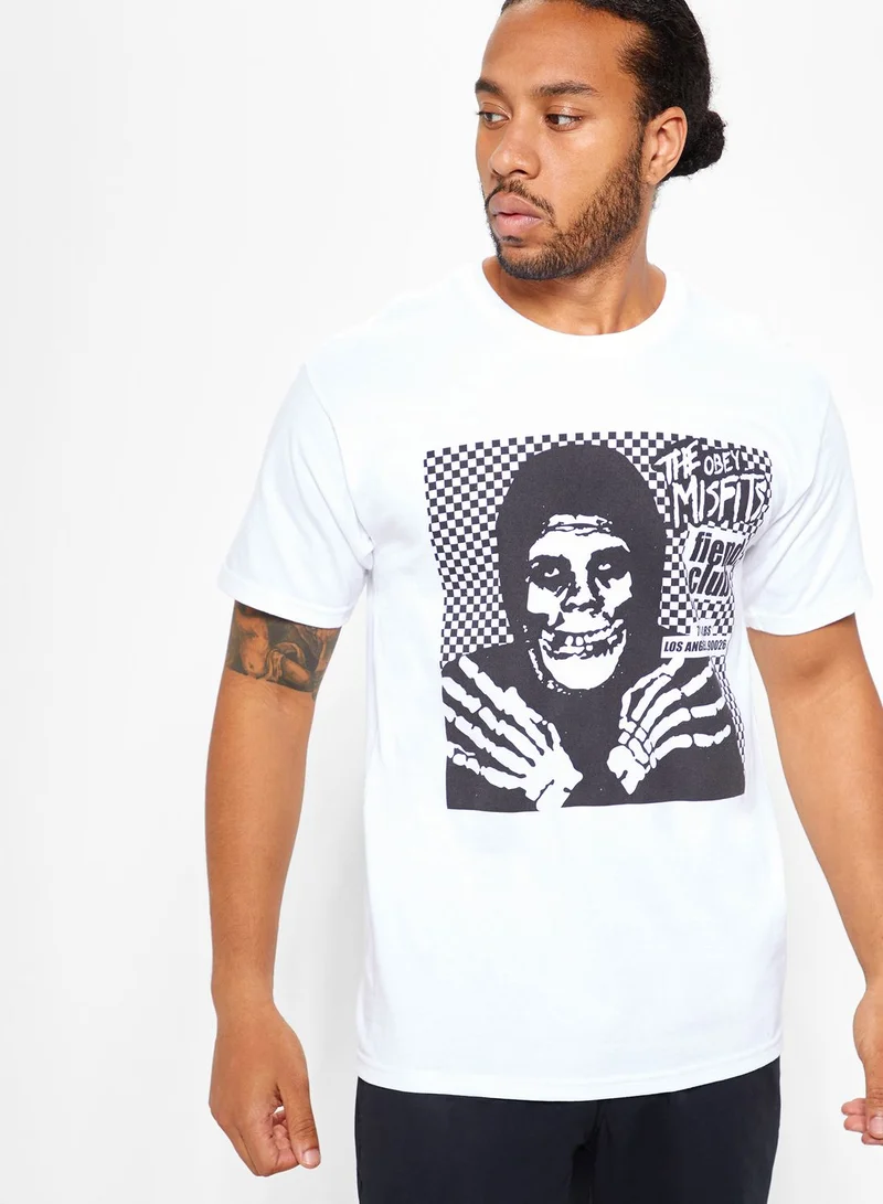 OBEY Misfits Fiend Club Hallow T-Shirt