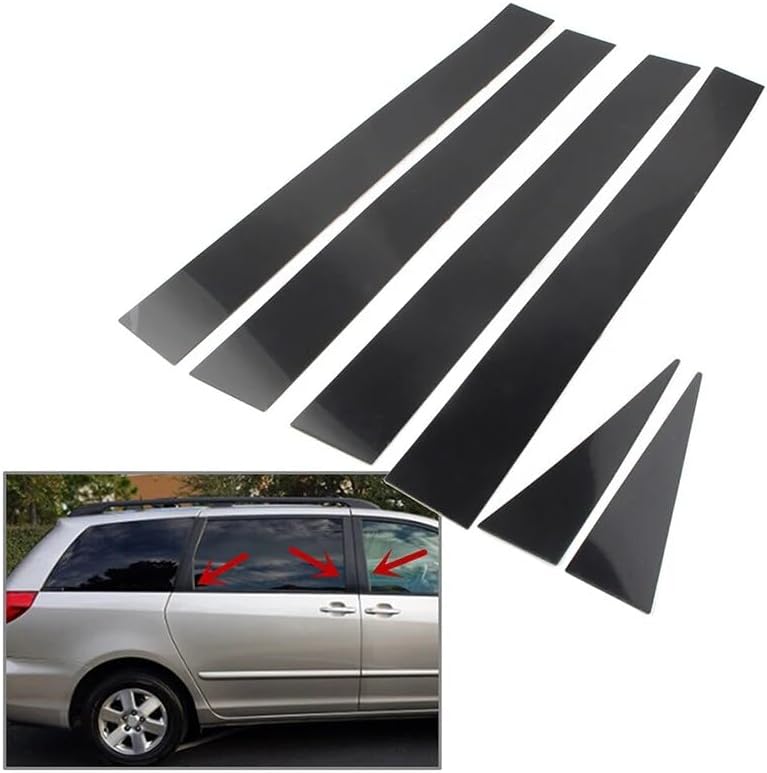 Vuzmode Car Pillar Posts Trim Cover for Toyota Sienna - Image 5