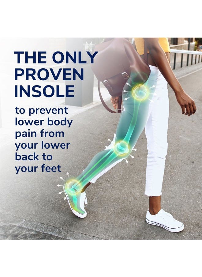 Dr. Scholl's Prevent Pain Insoles for Women, Size 6-10, 1 Pair: The Only Proven Insole to Prevent Lower Body Pain - Arch Support Shoe Inserts for Women, Protect Against Lower Back, Knee and Foot Pain  - Image 2
