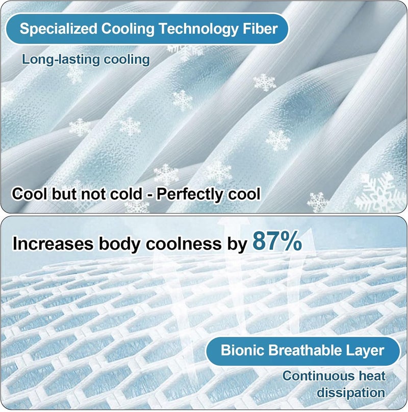 OTOB Cooling Couch Covers for Dogs Washable Ice Silk Fabric Non Slip Pet Couch Cover for Sofa, 3D Structure Breathable Soft Large Dog Mat Blanket Sofa Furniture Protector (ICY Blue, 43.3"x94.5") - Image 4