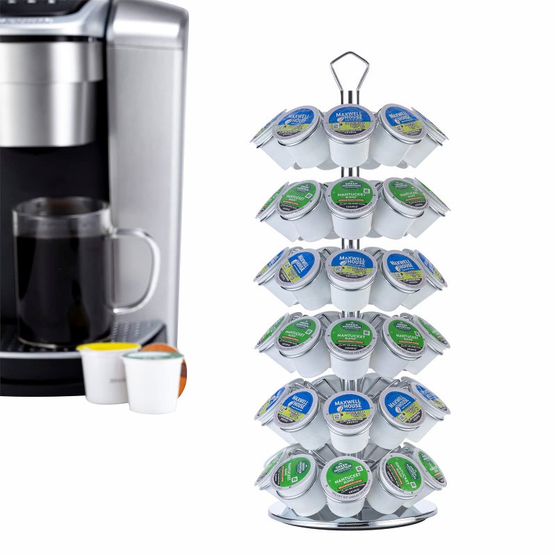 Rice rat K cup Holder Storage Coffee Capsules Pod Holder Carousel 6 Tier Compatible with 54 KCup Pods - Image 2