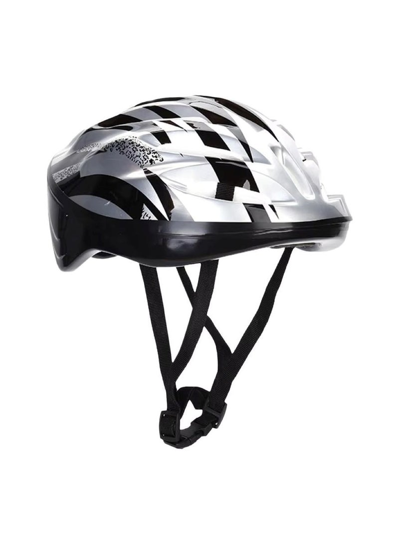 Huitich Skating Helmet Thick Sponge Inner Pad Protection Black  - Image 1
