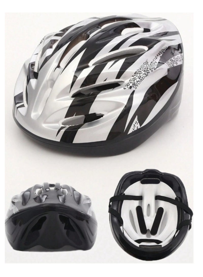 Huitich Skating Helmet Thick Sponge Inner Pad Protection Black  - Image 5