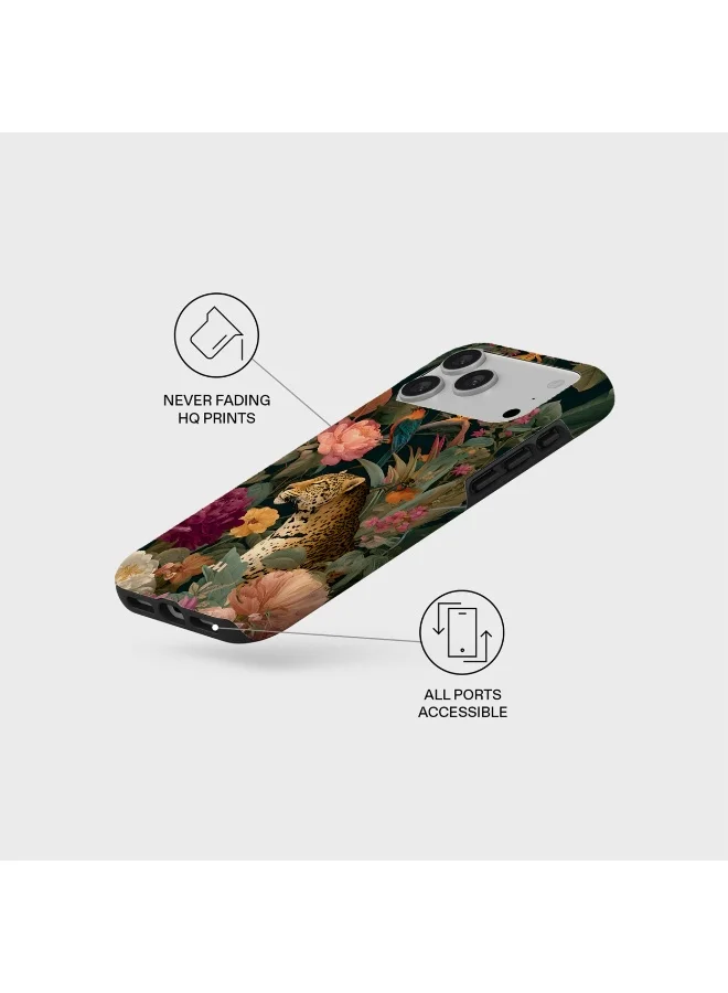 Mobcos Mobcos iPhone 17 Pro Jungle Safari Mobcos iPhone 17 Pro Jungle Safari Premium Case Compatible with Hybrid Dual-Layer Hard Shell + Silicone Protection - Scratch-Resistant Shockproof Mobile Cover  | Best Price UAE