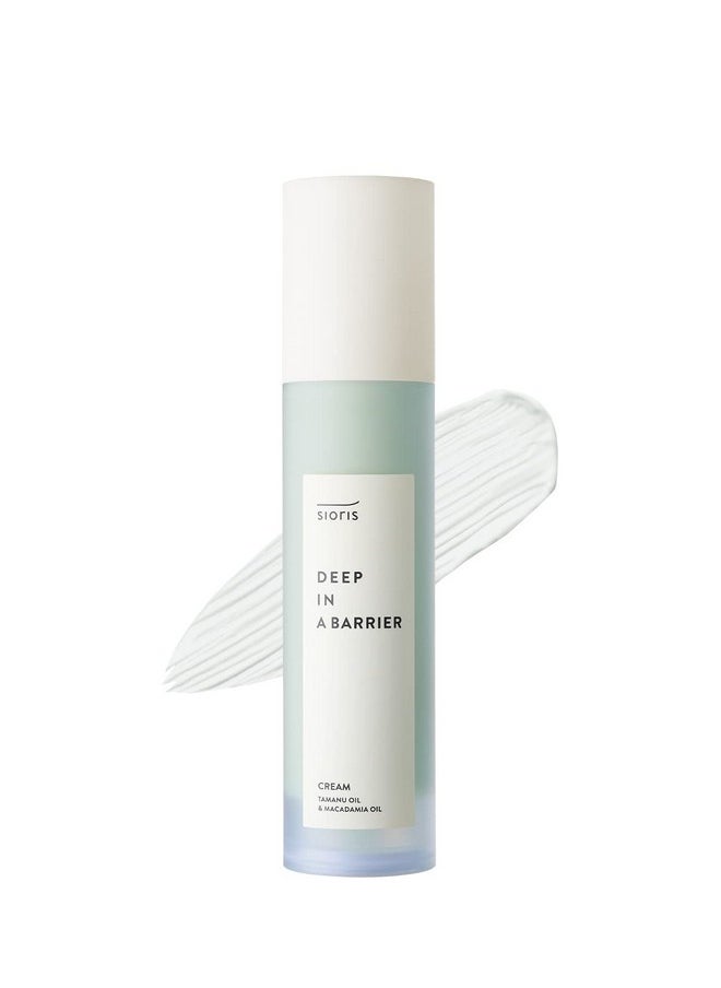 SIORIS - Deep In A Barrier Cream 1.69 Fl.Oz A Tamanu Oilpowered Organic And Vegan Intensive Skin Repair Cream Strengthens The Skin Barrier Soothes Sensitive Skin And Deeply Moisturize - Image 1