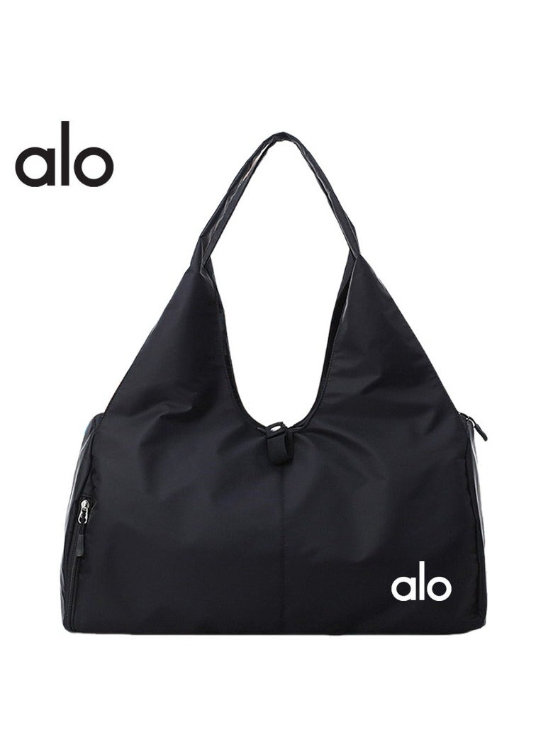 ALO YOGA Outdoor Travel Leisure Handbag Fitness Yoga Shoulder Bag Men's and Women's Large Capacity Shopping Tote Bag