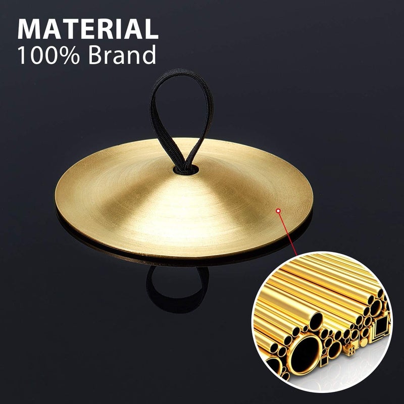 Boao 6 Pieces Finger Cymbals Belly Dancing Finger Cymbals Dance Zills Musical Instrument for Dancer Party - Image 3