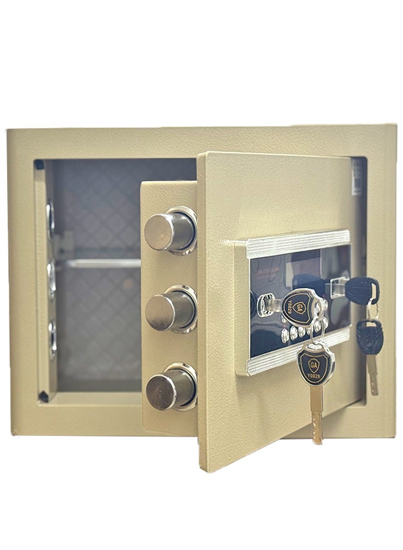 Luxury Fire-Resistant Digital Security Safe With Electronic Number Pad And Lock And Physical  Key  30 *30*38 CM - Image 2