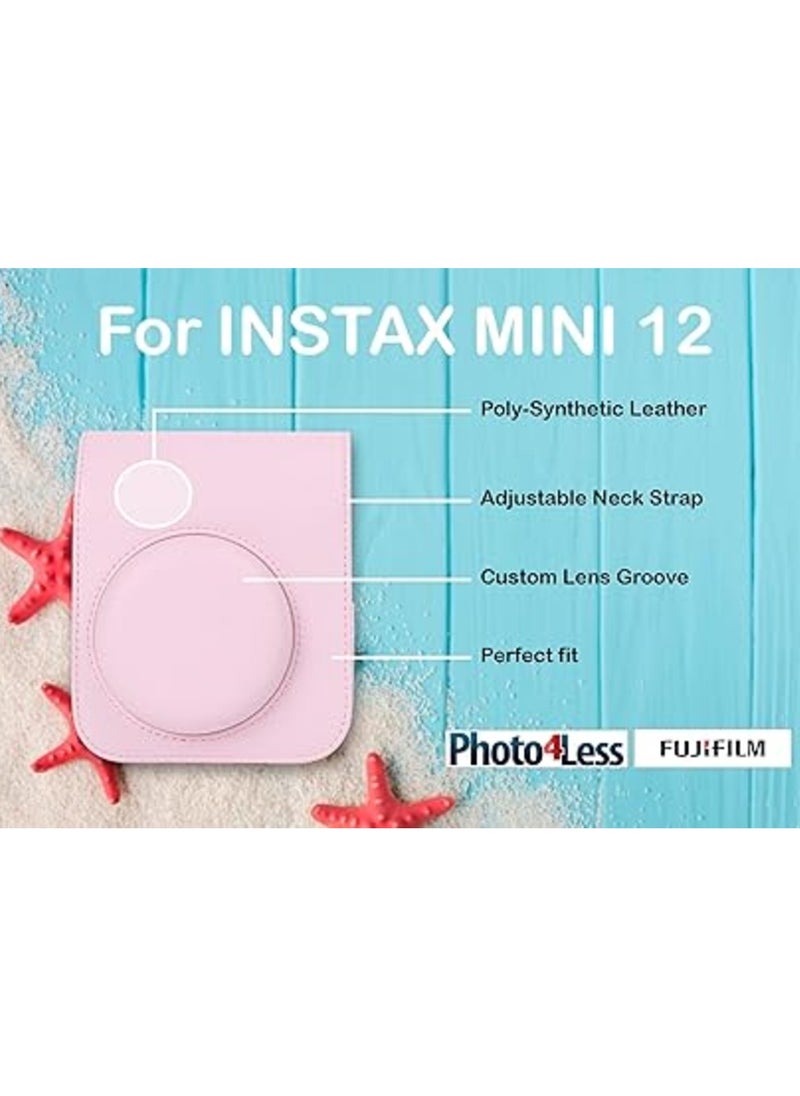 Generic Fujifilm Instax Mini 12 Instant Film Camera (Blossom Pink)  - Image 3