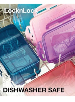 LOCK & LOCK LocknLock Eco-Friendly 1.2L Airtight Squared Food Container - Microwave, Freezer, and Dishwasher Safe  - Image 4