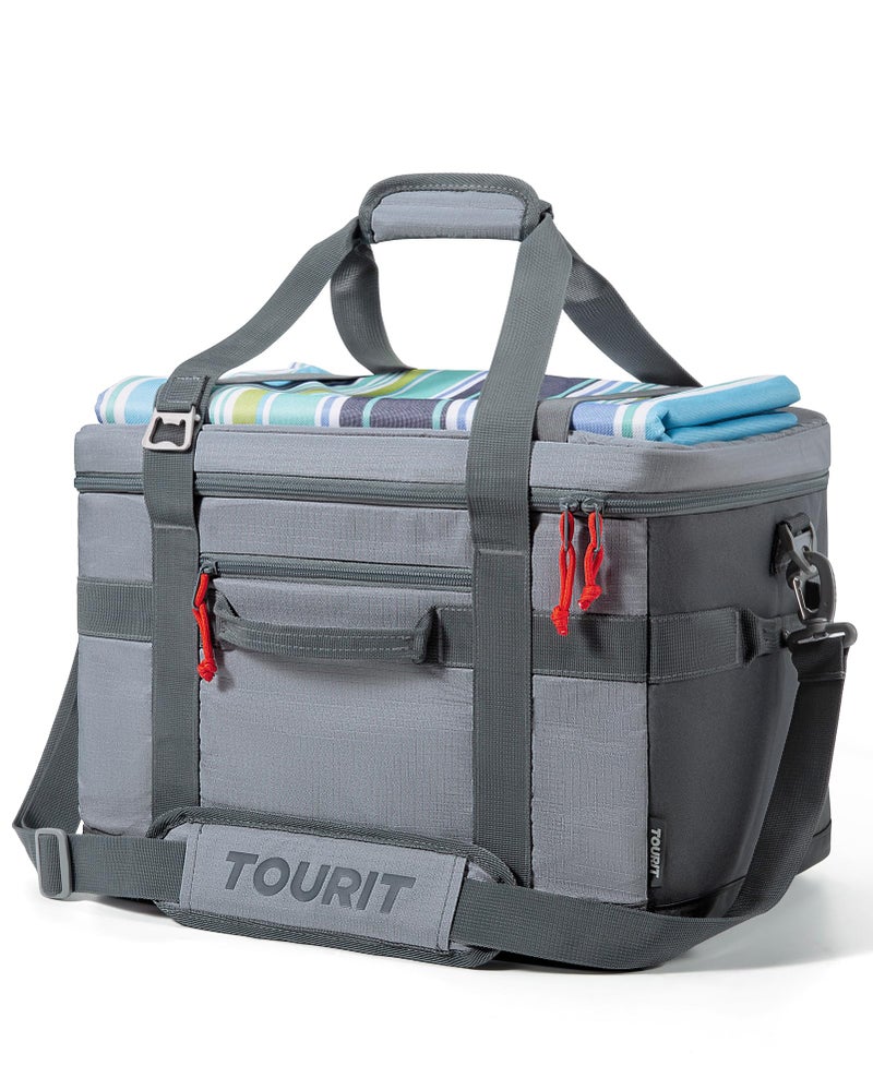 TOURIT Soft Sided Cooler Bag Insulated 48/60 Cans, Large Collapsible & Leakproof Ice Chest for Picnic, Beach, Camping, Travel - Image 1