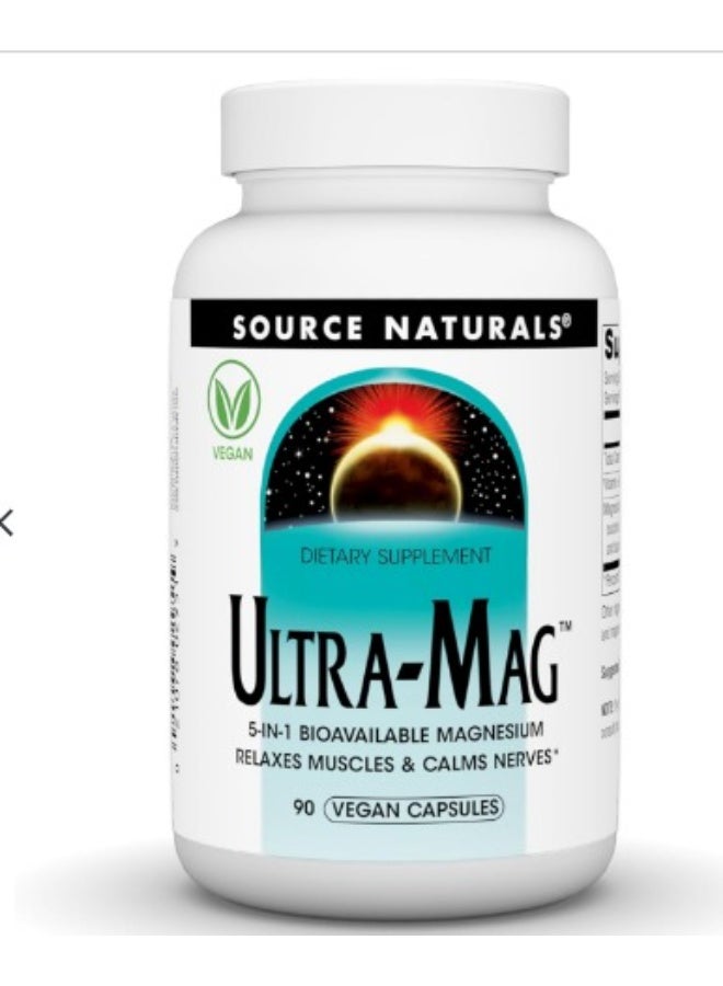 سورس ناتشورالز سورس ناتورالز‏, Ultra-Mag™‎‏، 90 كبسولة نباتية