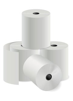 FATI ACCESSORIES FATI 80 x 80 mm Premium Thermal Paper Till Receipt Roll for EPOS Printer, POS Terminal, Cash Register (5 Rolls Pack)  - Image 2