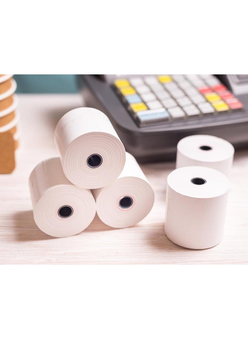 FATI ACCESSORIES FATI 80 x 80 mm Premium Thermal Paper Till Receipt Roll for EPOS Printer, POS Terminal, Cash Register (5 Rolls Pack)  - Image 4