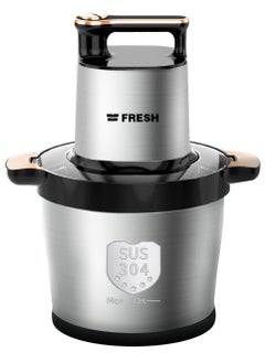 Fresh Fresh 1500W Chopper with Clip-on Cup, 6L Capacity, Stainless Steel Body  - Image 2