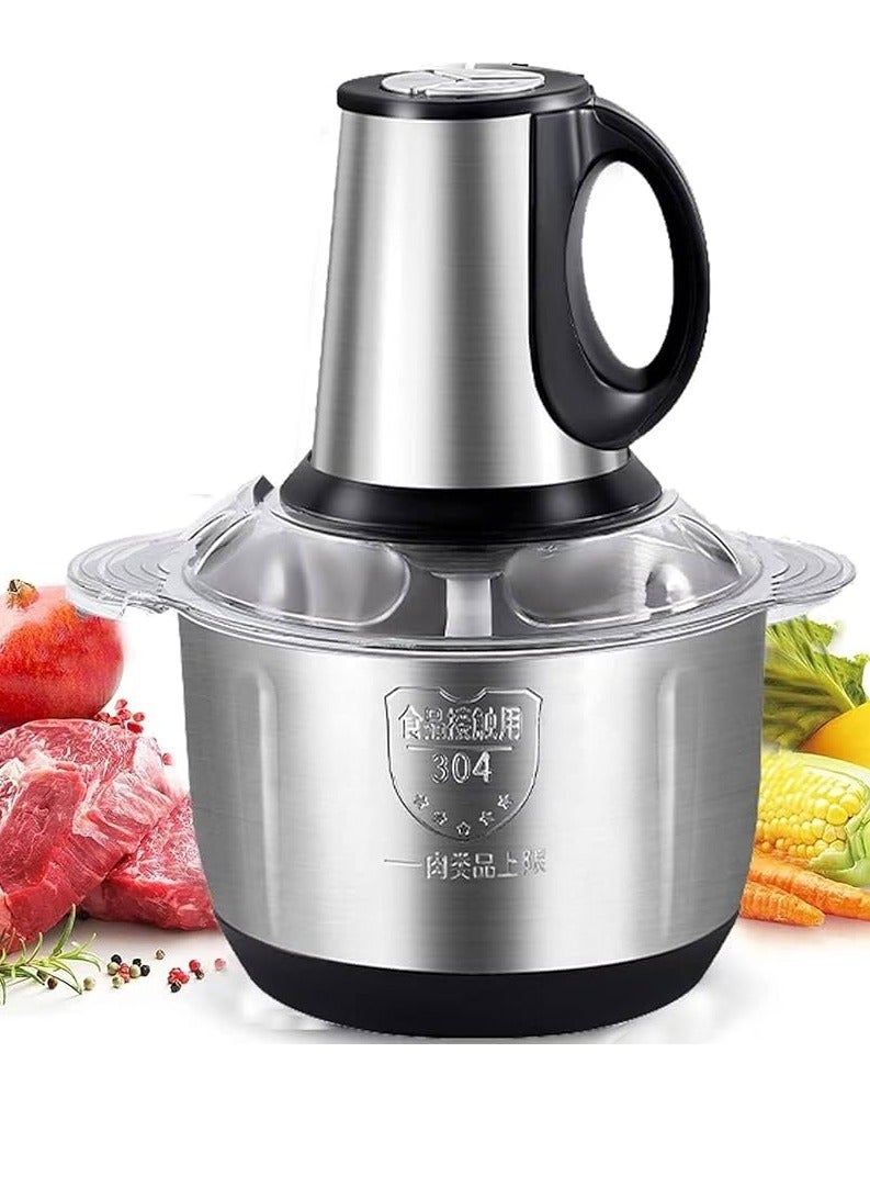 هامبورغ كبة لحمه بقدرة 1000 واط تتضمن  سعة5لتر، جسم من الاستانلس - Image 1