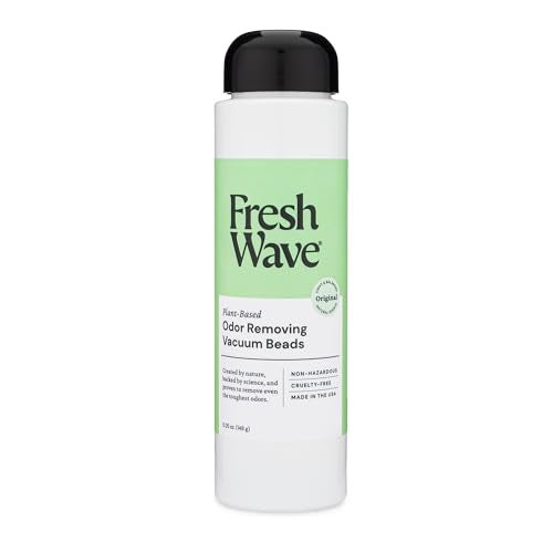 Fresh Wave Vacuum Odor Eliminating & Deodorizer Beads, 5.25 oz. - Safer Odor Relief, Natural Plant-Based Odor Eliminator, Odor Absorbers for Home, Keeps Vacuum Fresh Between Uses - Image 1