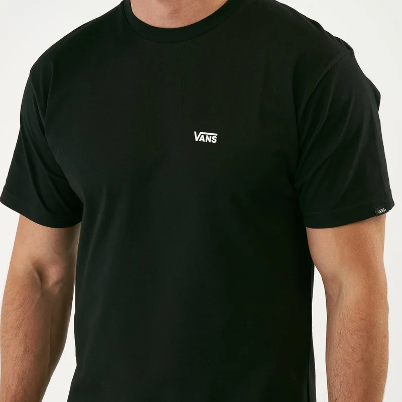 VANS Black Men's Chest Logo T-Shirt for Men | Best Price UAE