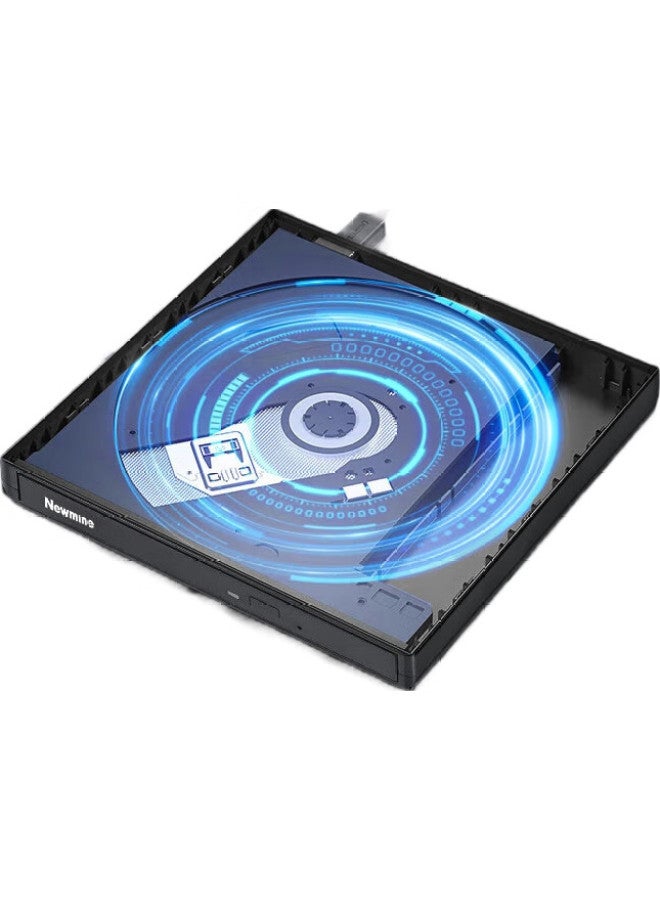 Newmine Usb External Optical Drive, External Dvd Burner, Portable Optical Drive, Cd/Dvd External Drive, Compatible With Laptops And Desktops, Works With Windows/Mac - Image 1