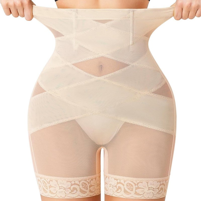 Global Explosions-Hip Shaping Pants Mesh Lace Breathable Hip Fitness Yoga High Waist Shaping Pants - Image 1