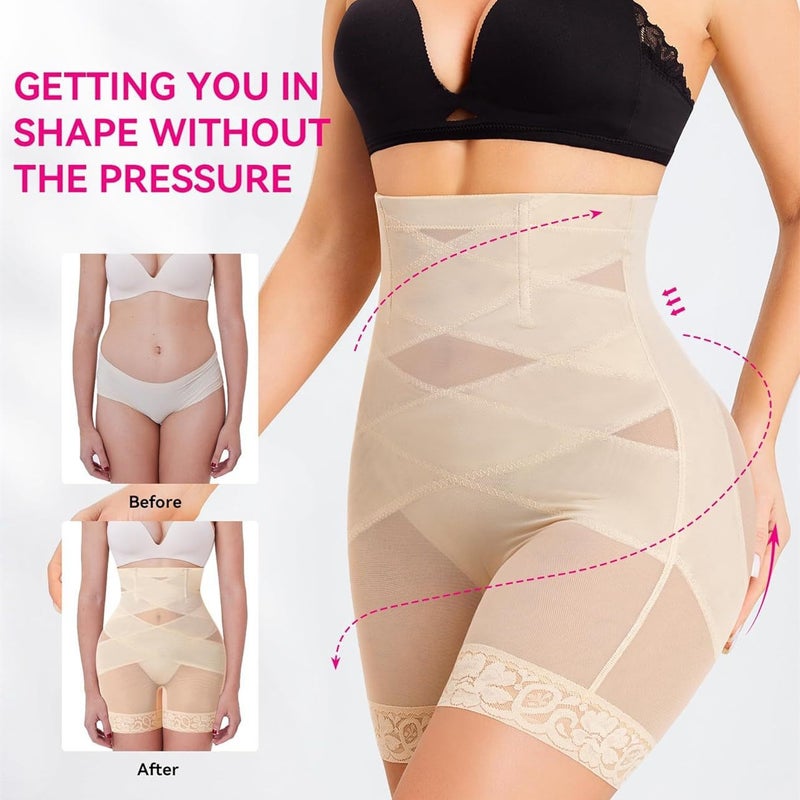 Global Explosions-Hip Shaping Pants Mesh Lace Breathable Hip Fitness Yoga High Waist Shaping Pants - Image 4