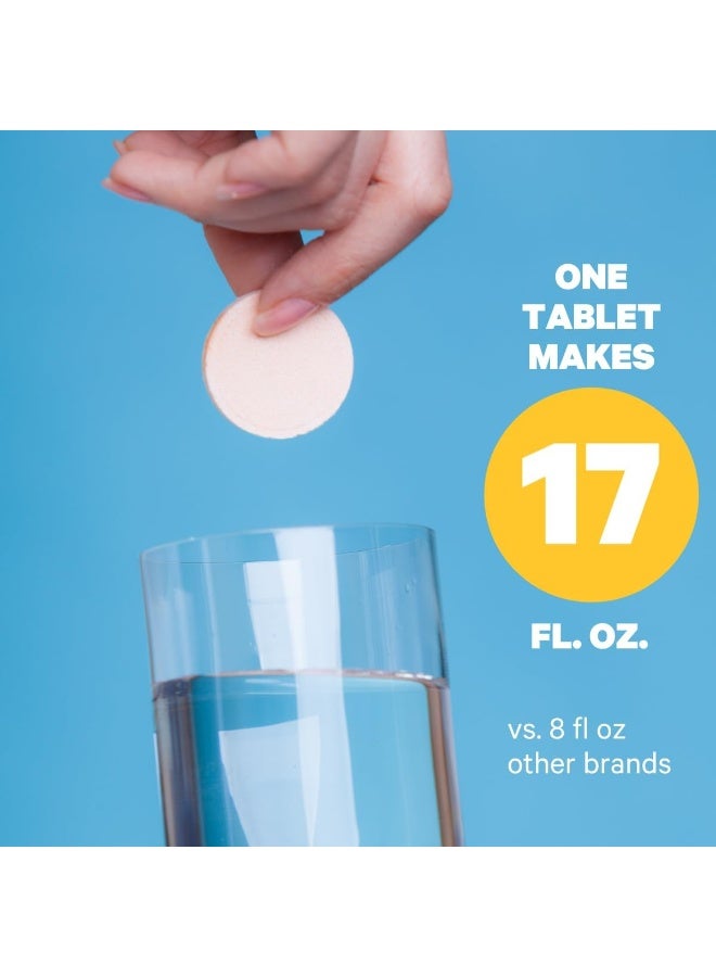 1Above أقراص مشروب فوّار مضاد لآثار السفر بالطائرة. مضاد أكسدة فائق - بيكنوجينول + فيتامينات + إلكتروليتات للسفر والعمل والحفلات. 20 حبة (2 أنبوب) توت - Image 5